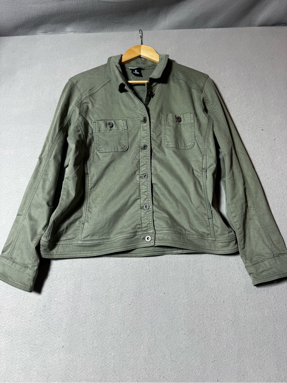 Kuhl Lightweight Olive Utility Jacket for Women Size L